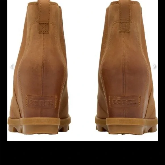 SOREL Joan of Artic Rhapsody Wedge Snow Boot elk camel color Size 10.5 - Picture 6 of 15